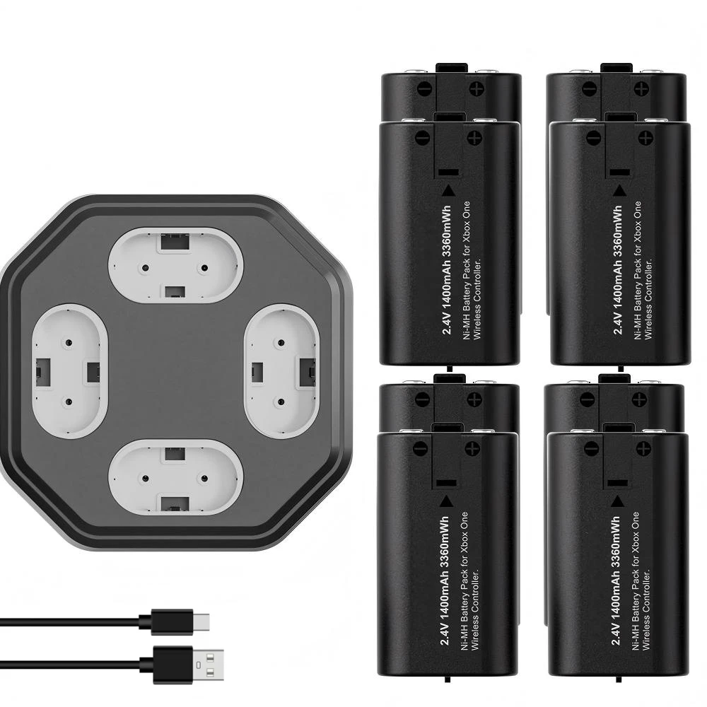 

PUJIMAX 3360mWh Digital Battery For Xbox-3360+ USB Charger for Xbox One/Xbox Series X/Xbox One S/Xbox One X/Xbox One Elite