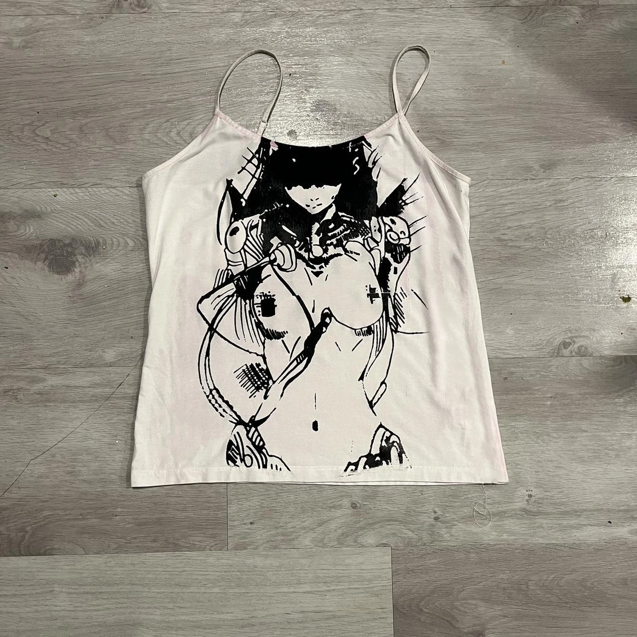 

Summer Gothic Punk Printing Baby Tank Emo Girls Punk Women Clothing Cute girls Letter printing Vest Y2k Style 2000s Crop Tops