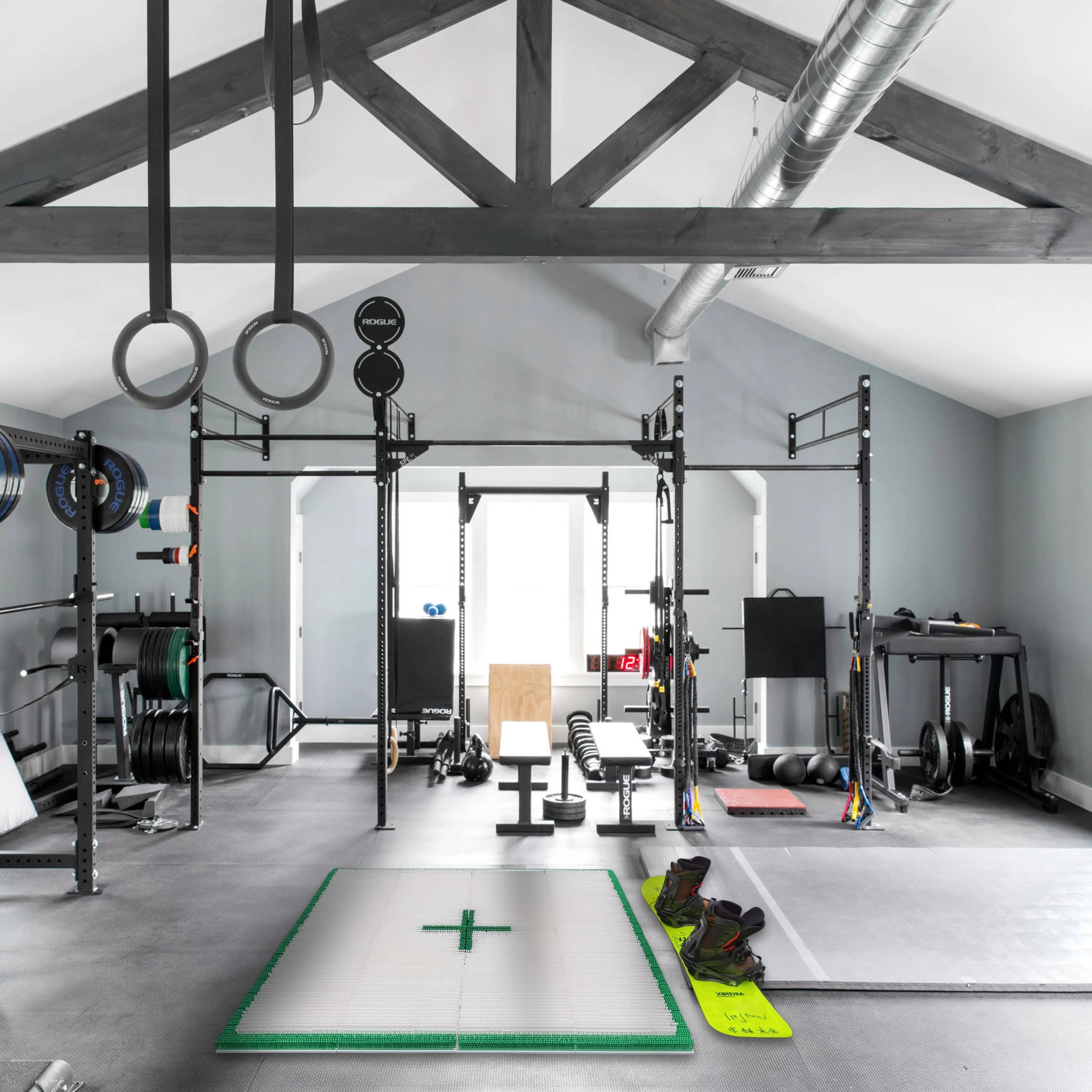 

JFdryski-1215h6PHsq2-56, Mat For Snowboard Trick At Home, 2.56 Sqm, Mushroom Ski Mat, Ground Ski Tricks Practice