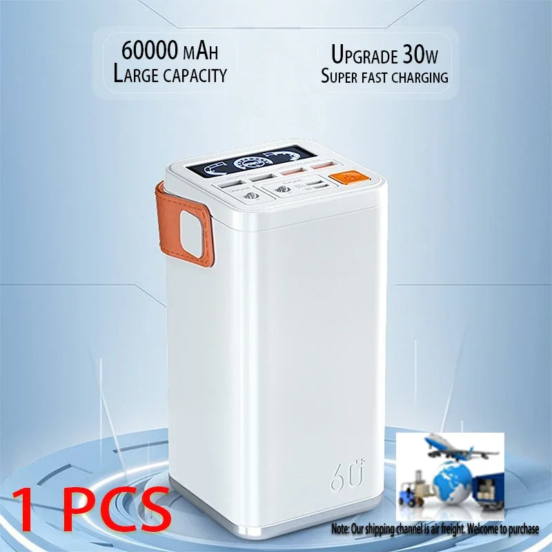 

60000mAh Large Capacity Power Bank High-quality Outdoor Emergency Portable Mobile Power Supply Mobile PhoneCharger