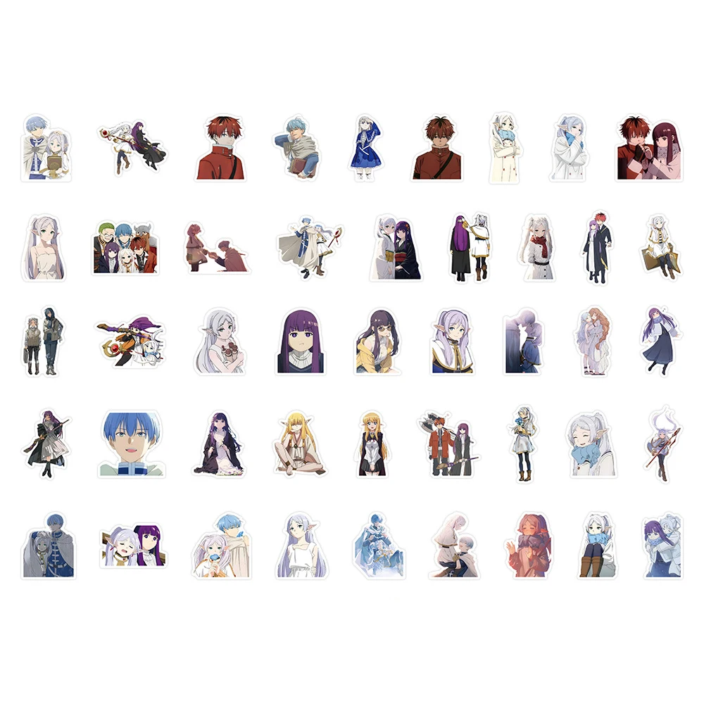 10/30/52 stücke frieren himmel aufkleber frieren jenseits der reise anime aufkleber dekoration briefpapier skateboard farn stark aufkleber