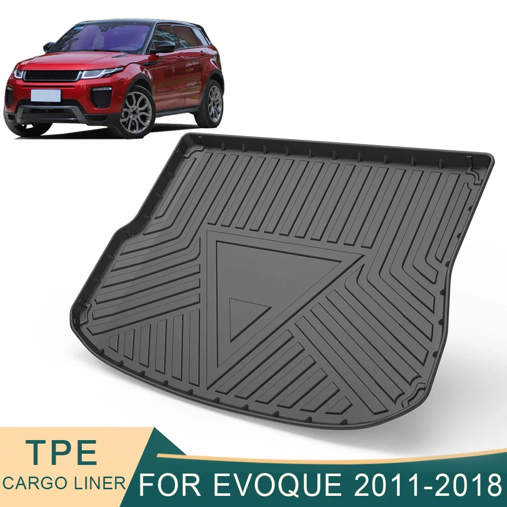 For Range Rover Evoque L538 2011-2018 Car Cargo Liner All-Weather TPE Non-slip Trunk Mats Boot Tray Carpet Interior Accessories