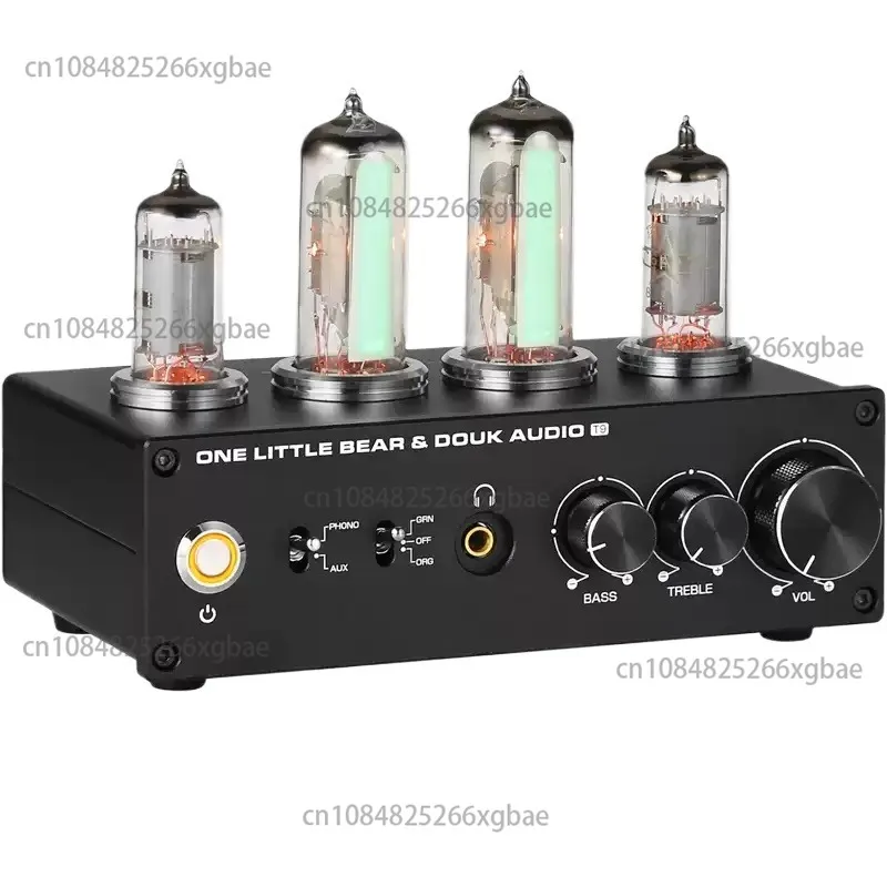 T9 Tube Phono Preamp With 6E2 Magic Eye, MM/MC Input For Vinyl Turntable & Hi-Fi System