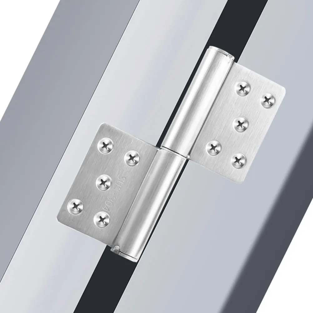 

1 Pair Stainless Steel Lift Off Hinges Detachable Heavy Duty Door Hinges For Cabinets Wood Doors Garages Durable Easy Install