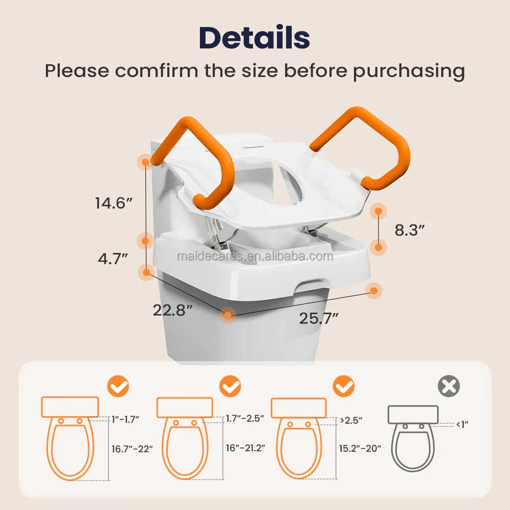Mateside 2-In-1 Power Lift Recliner Chair With Built in Toilet Function Electric Patient Hoist for Home Healthcare