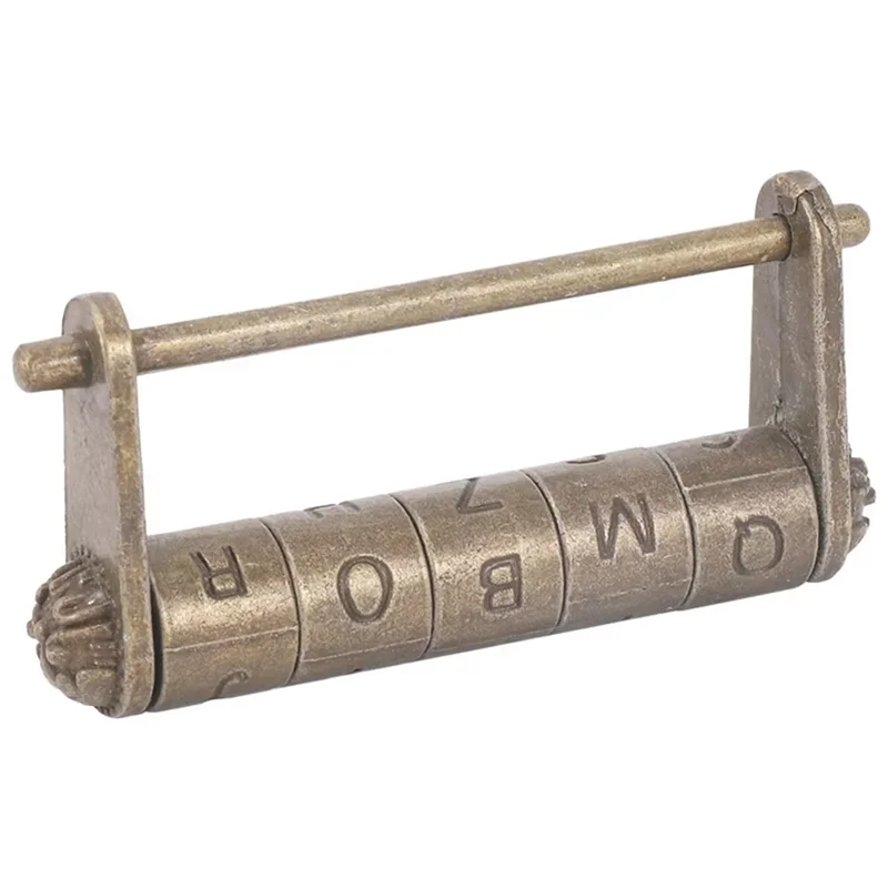 ABRB-античный китайский замок, кодовый замок, декоративный замок, замок для шкатулки для драгоценностей, подходит для ящика шкафа