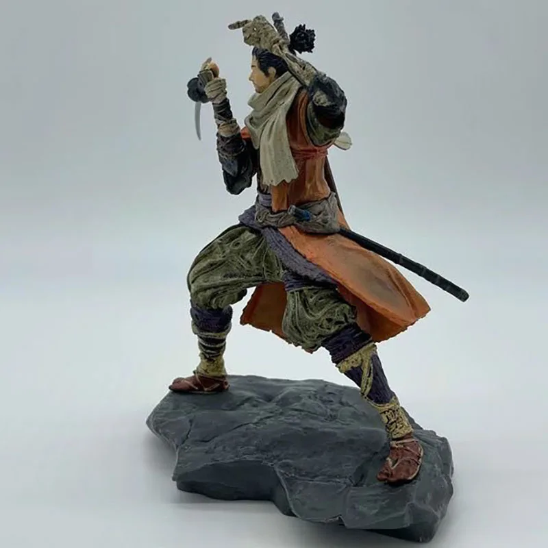 Sekiro الظلال يموت مرتين الذئب الشكل 20 سنتيمتر لعبة عمل التماثيل أنيمي GK تمثال PVC جمع نموذج حلية اللعب هدية للاعبين #5