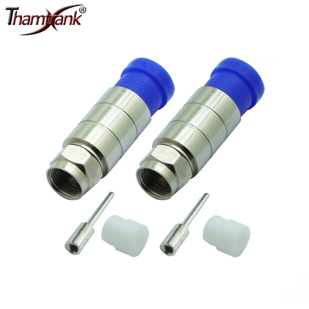 

10pcs/pcs Waterproof F Compression Connector RG11 Cable Adapter Compression Bags RG11 Wire Connector Wholesales