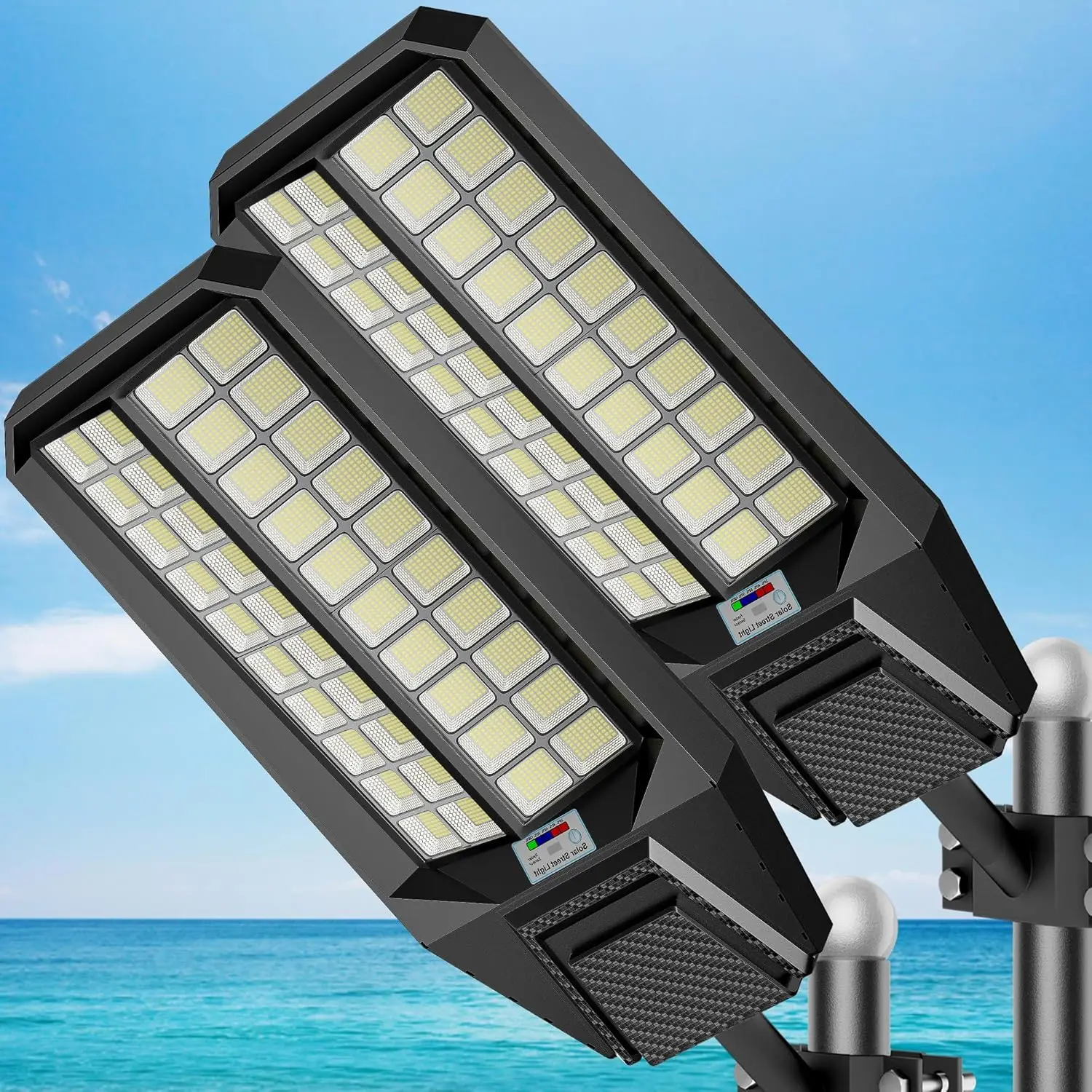

Уличные солнечные светильники с датчиком движения, водонепроницаемые светодиодные прожекторы 10000 Вт для двора, сада, дорожек и парковок