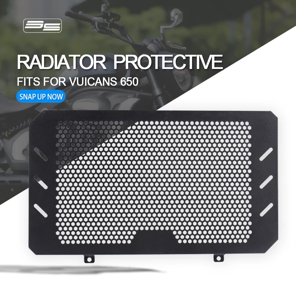 Motorcycle Aluminum Radiator Grille Cover Fit For KAWASAKI VULCAN S 650 2015-2020 Guard Protector Protection Fence