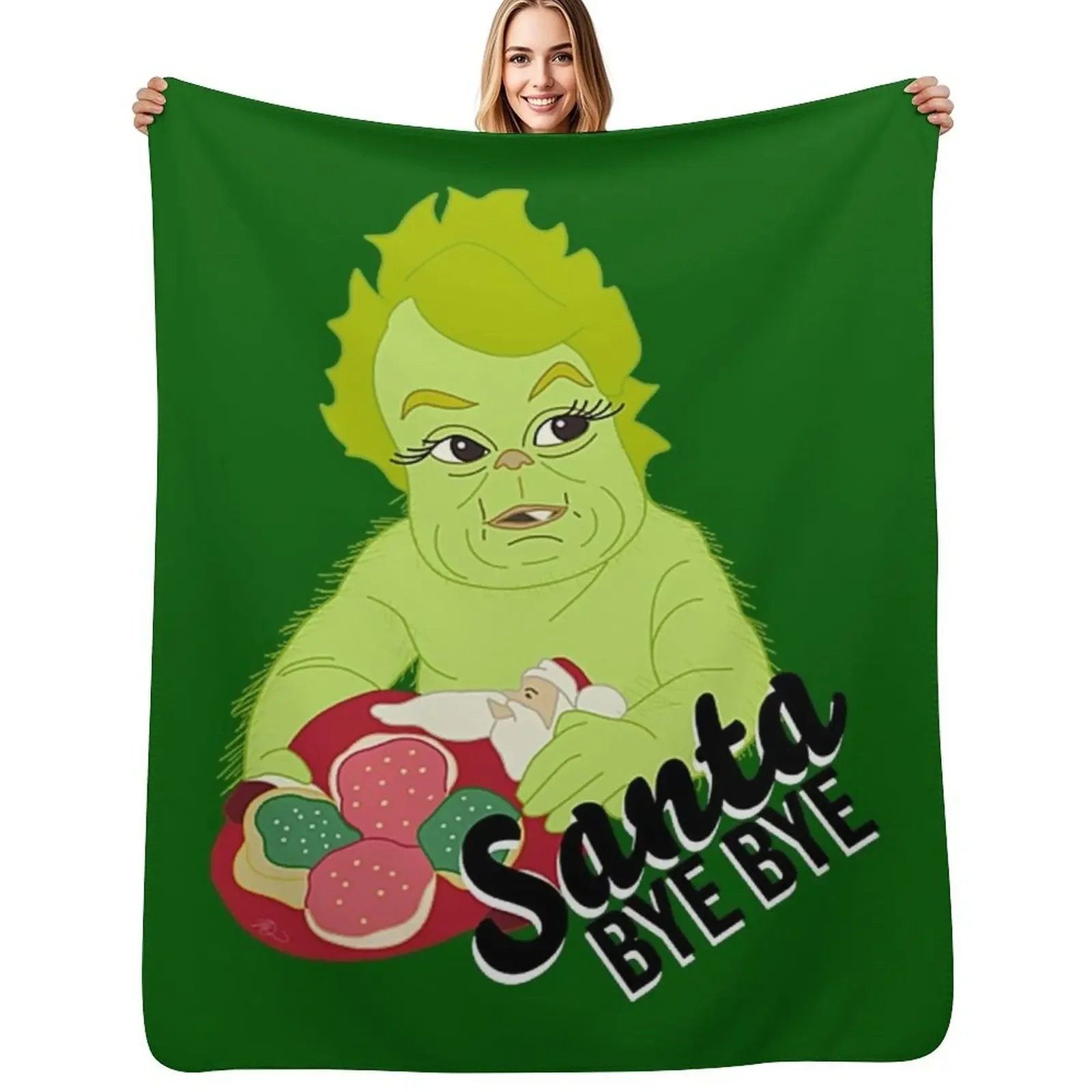 Santa Bye Bye Throw…