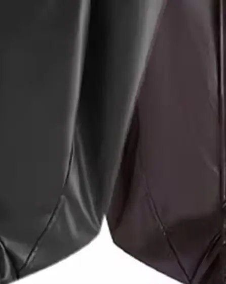 

HH Новая модная женская двубортная кожаная куртка с воротником-стойкой и карманами, женская облегающая куртка для отдыха с длинными рукавами