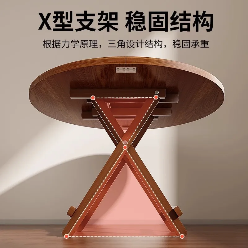 Nanzhu folding table, small apartment modern simple portable outdoor balcony dining table