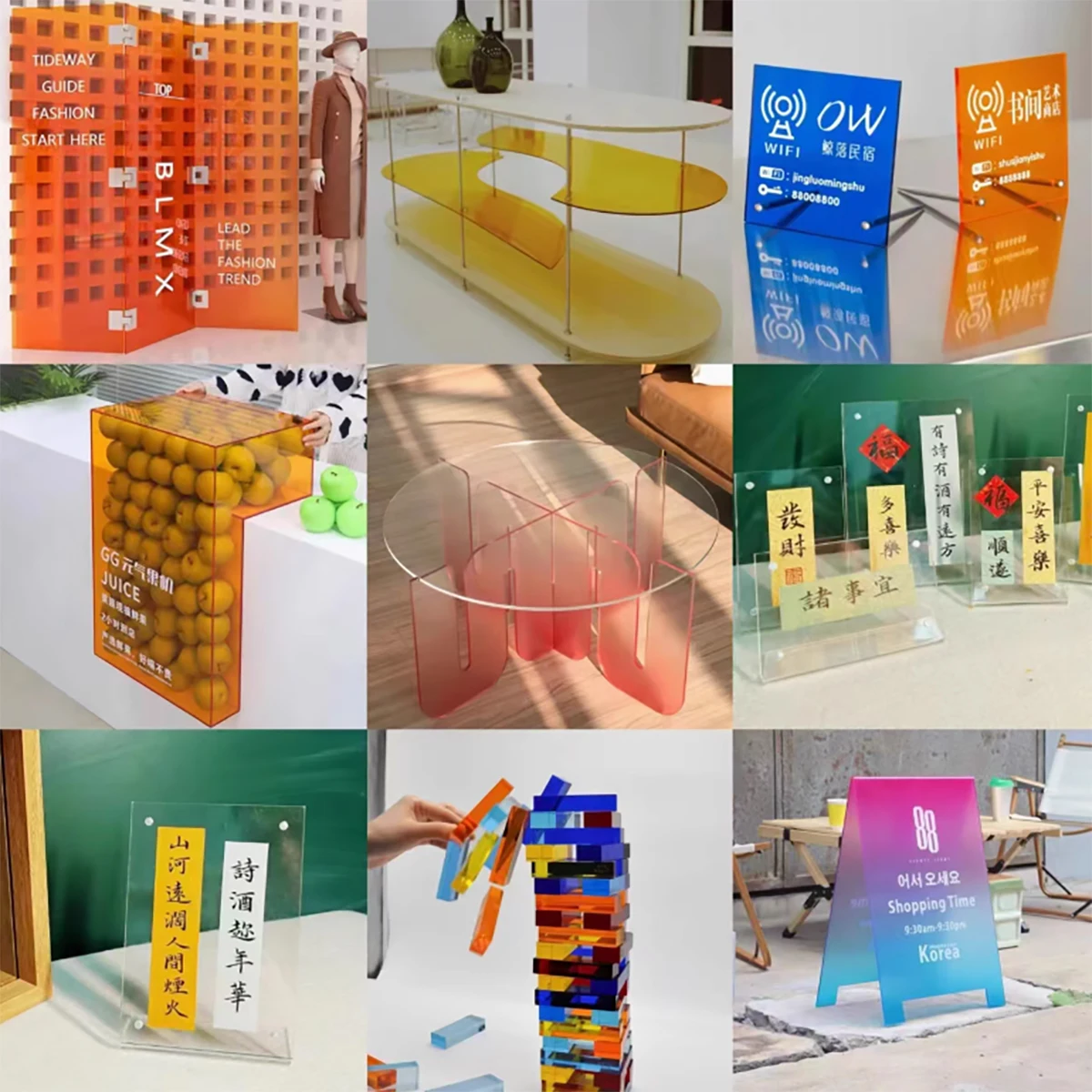 3mm 5mm Thick Yellow Acrylic Board, Opaque Organic Glass Board Opaque Yellow/Opaque Orange Acrylic Shee