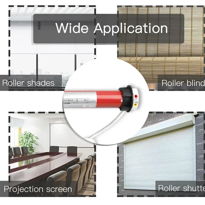 25mm Smart Tubular Motor Electric Roller Blinds Shutter Curtain Motor 38mm Tube Tuya Wifi RF Curtain Switch Moudle Alexa Google