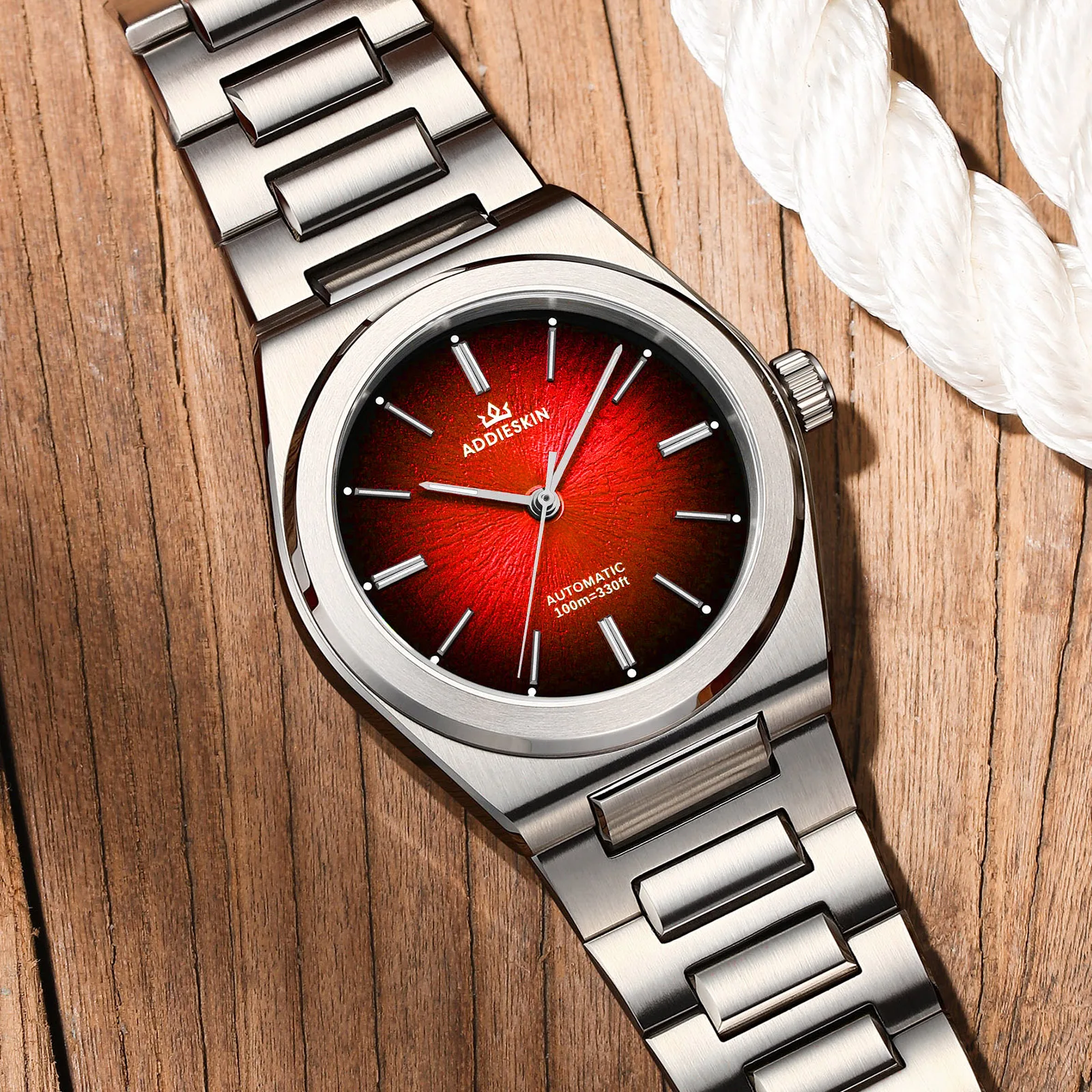 

ADDIESKIN Dress reloj hombre NEW Men's Sapphire Glass Automatic Mechanical Watches 39mm Waterproof 9015 Movement Man Diver Watch