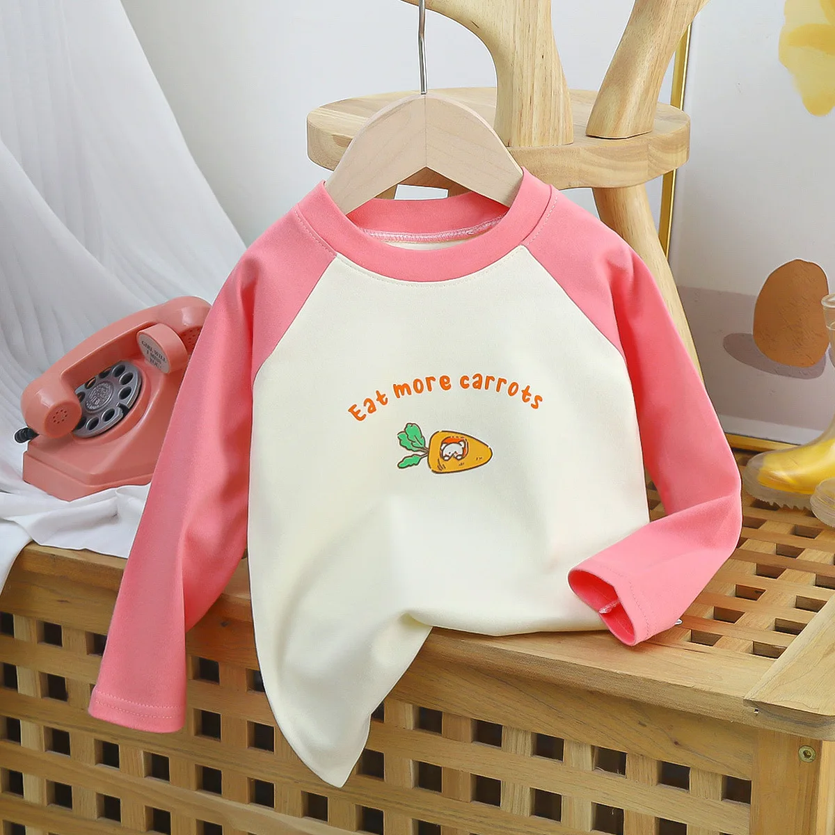 Children Long-sleeved T-shirt Cartoon Cotton Autumn Boy T-shirt Bottoming Clothe Girl Clothing Bottoming Shirt Kids Long-sleeved