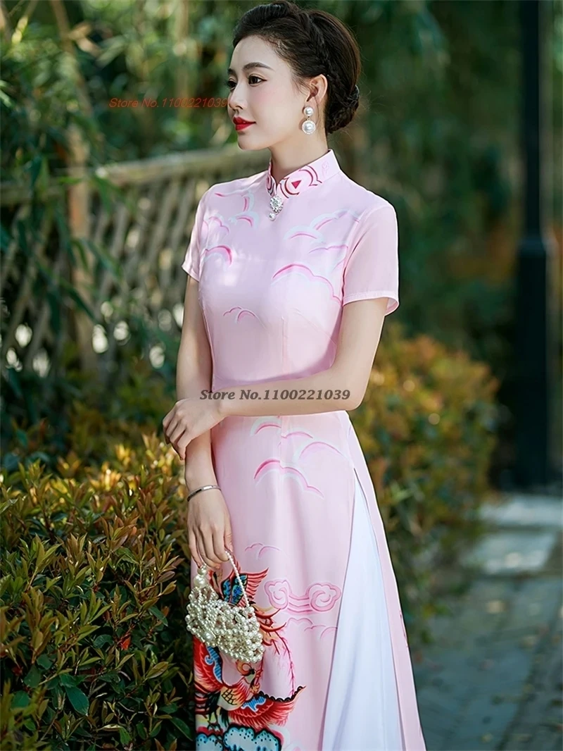 فستان أوداي فيتنامي تقليدي 202 - مراجعة Ao Dai Vietnam Dress وسعره