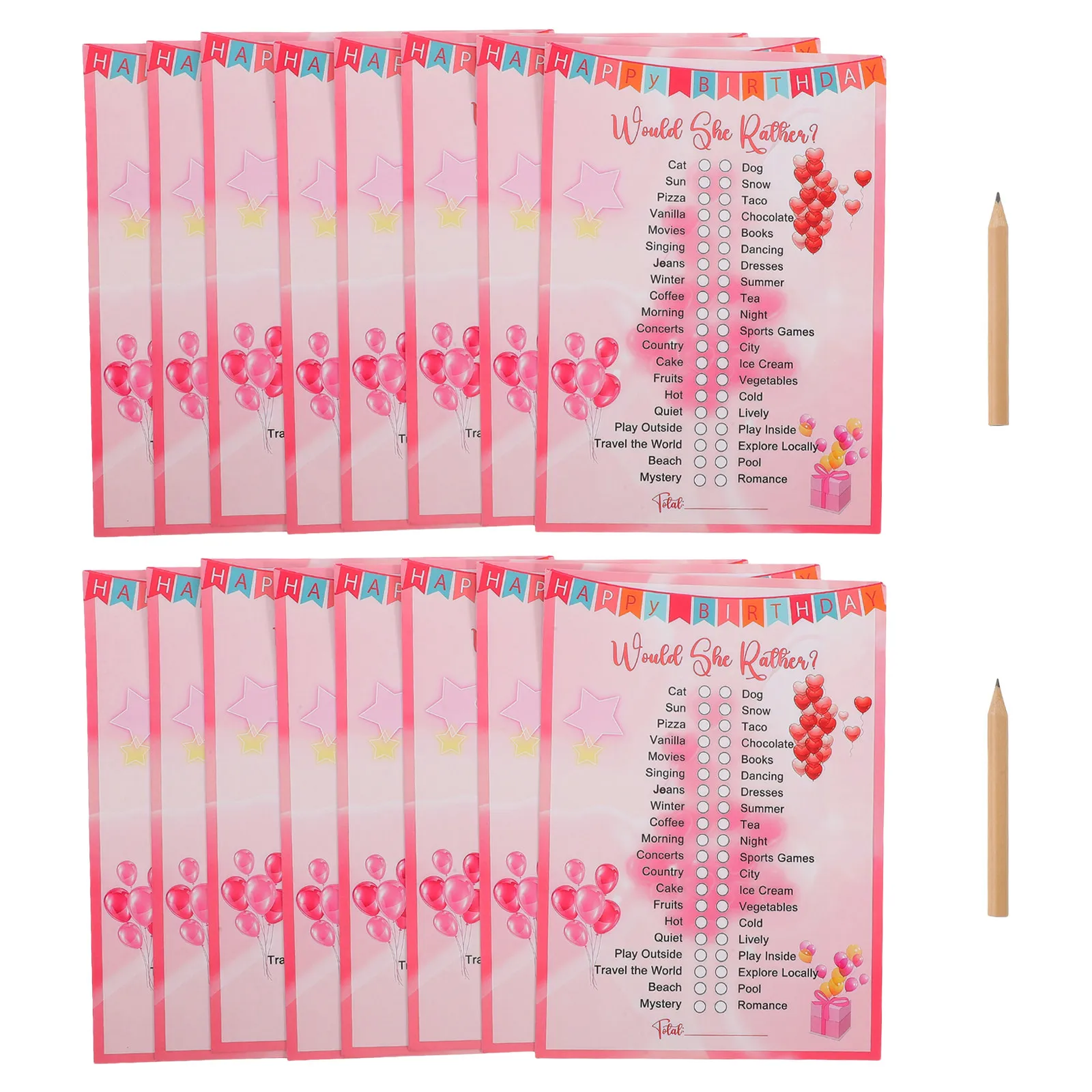 Party Games Quiz Questions - 1 set di carte per feste