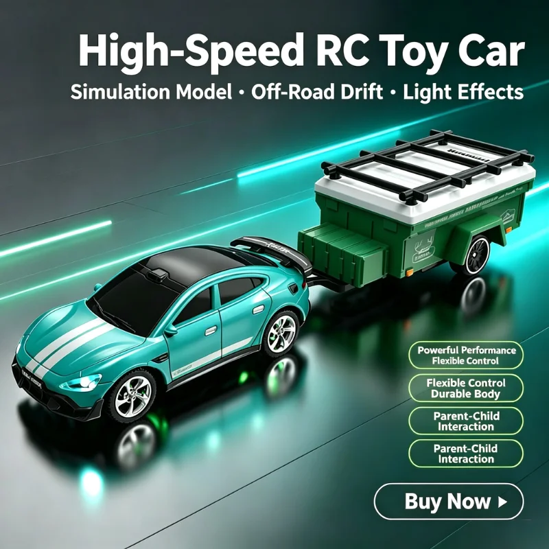 1:64 Rc Car Mini 2.4Ghz City Road Handle High Speed Alloy All Terrain Remote Control Car Dual Control Children's Toys Gifts