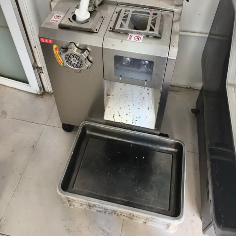 New Commercial Multi-Function Electric Meat Slicing Grinding & Sausage Filling Machine with Motor