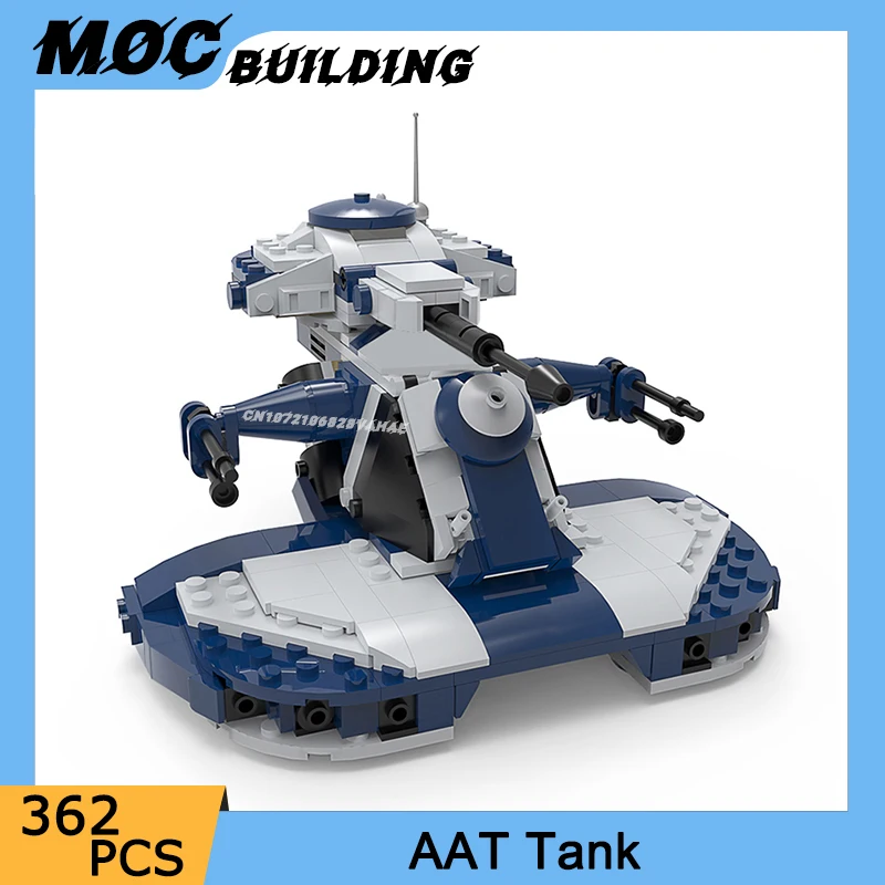 

MOC Space Movie Series Battle Tank Model Building Blocks Creative Armored Assault Vehicle Toys DIY Assemble Bricks Xmas Gifts