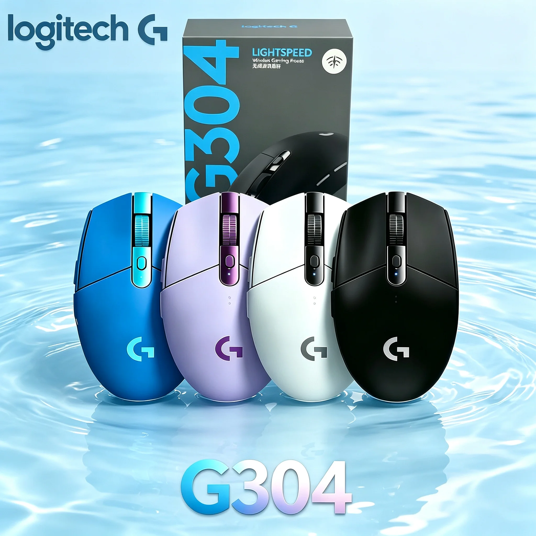 Logitech G304 Wireless Gaming Mouse Portable Ergonomic Mice Great For Home Office And Online Game
