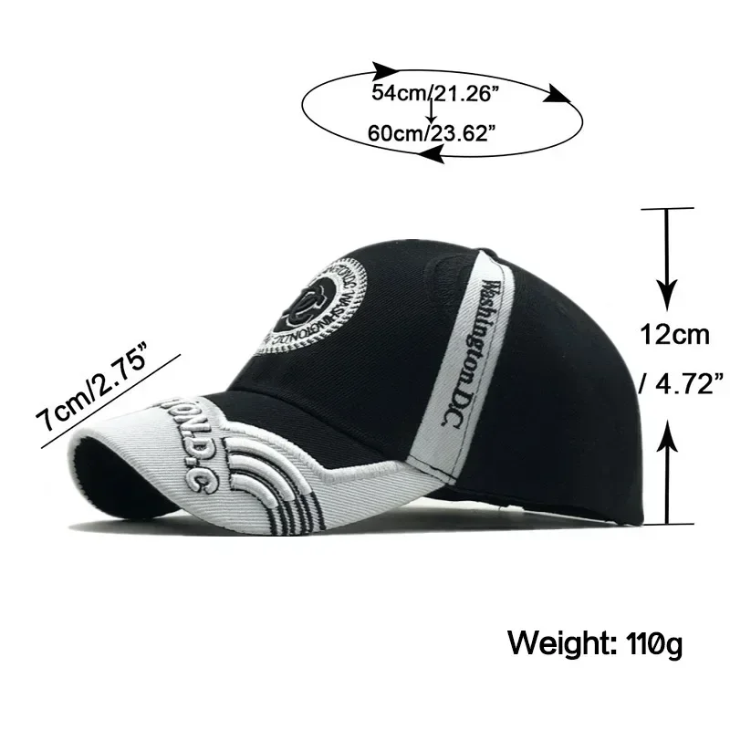 Urban Retro Baseball Cap - Bold Embroidery Unisex Adjustable Hip-Hop Streetwear