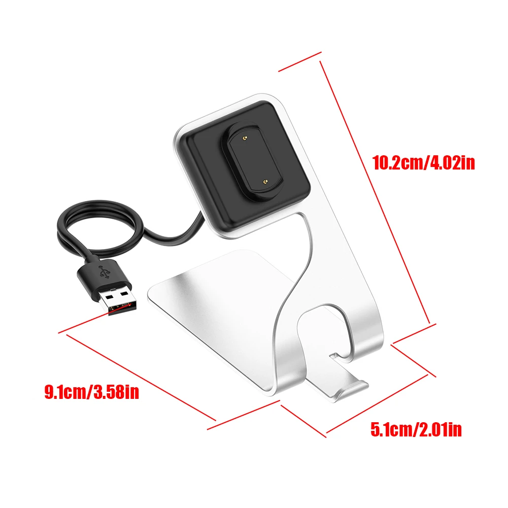 Estação de carregamento para amazfit t-rex/t-rex2/gts3 ultra, suporte de carregamento rápido, cabo do carregador usb