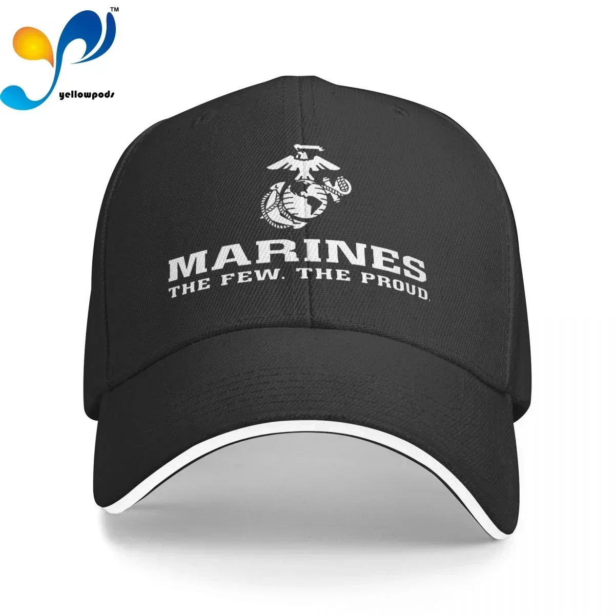 Unisex Cotton Cap For Women Men Marine Corp USMC Big Logo Fashion Baseball Cap Adjustable Outdoor Streetwear Hat