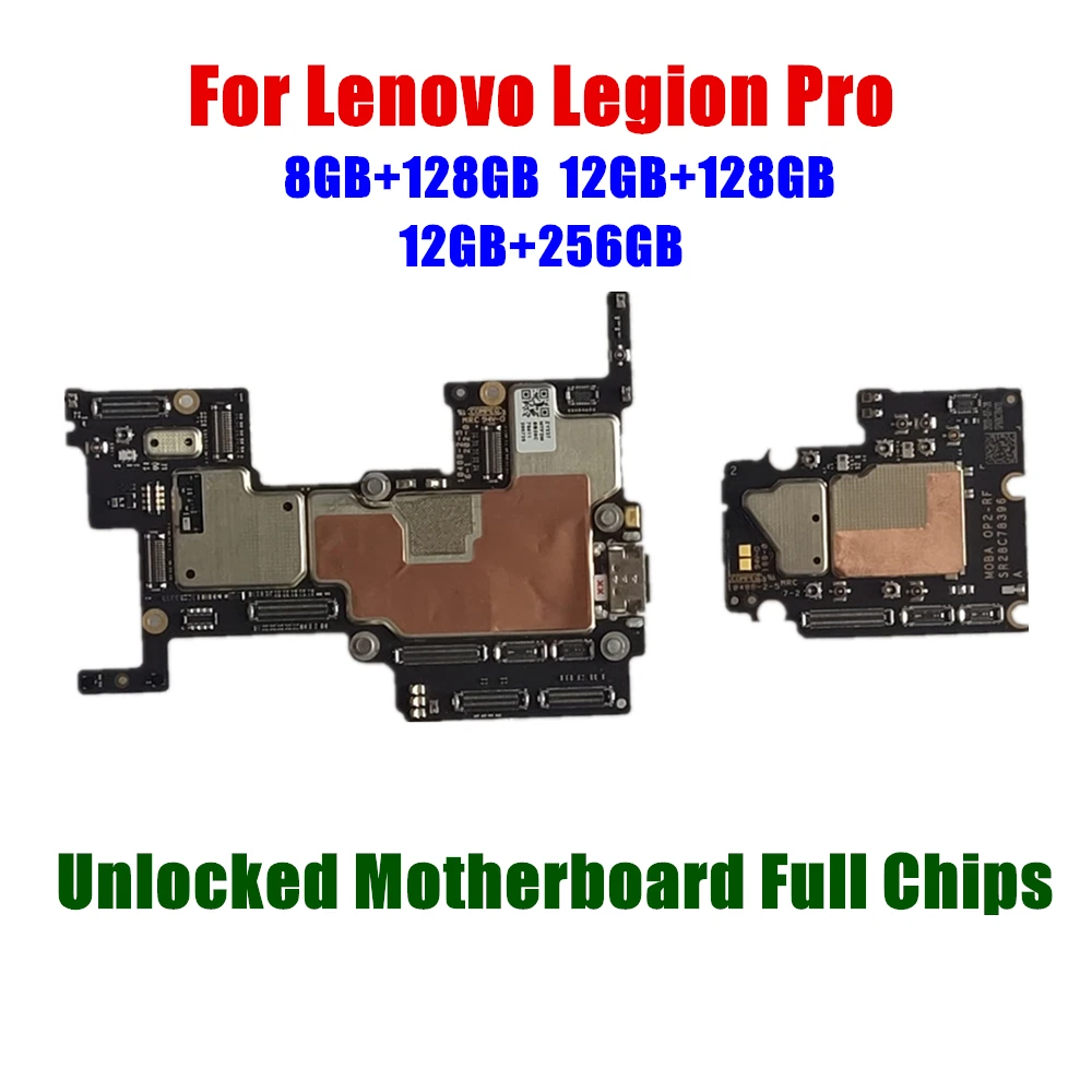 

Unlocked Main Mobile Board Mainboard Motherboard With Chips Circuits Flex Cable For Lenovo Legion Pro 128GB 256GB