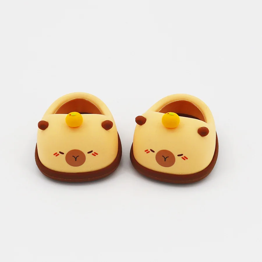 2PCS/Pair Cute Doll Shoes 4.3cm Cartoon Dog Mini Shoes For Pullip Licca Lati Dolls Keychain Accessories toys