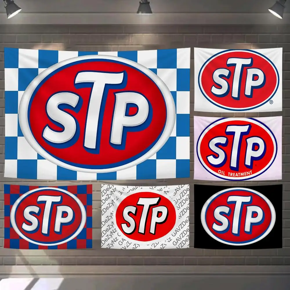 Engine Oil S-Stps Tapestry Custom Living Bedroom Party Dormitory Interior Wall Bohemian Decoration Attached Clip