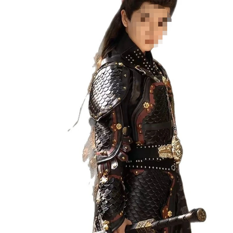 

Jinyiwei Flying Fish Clothing Original Ming-made Hanfu Men's Weaving Gold Stickers Scattering Fish Scales Armor Wrist Guard