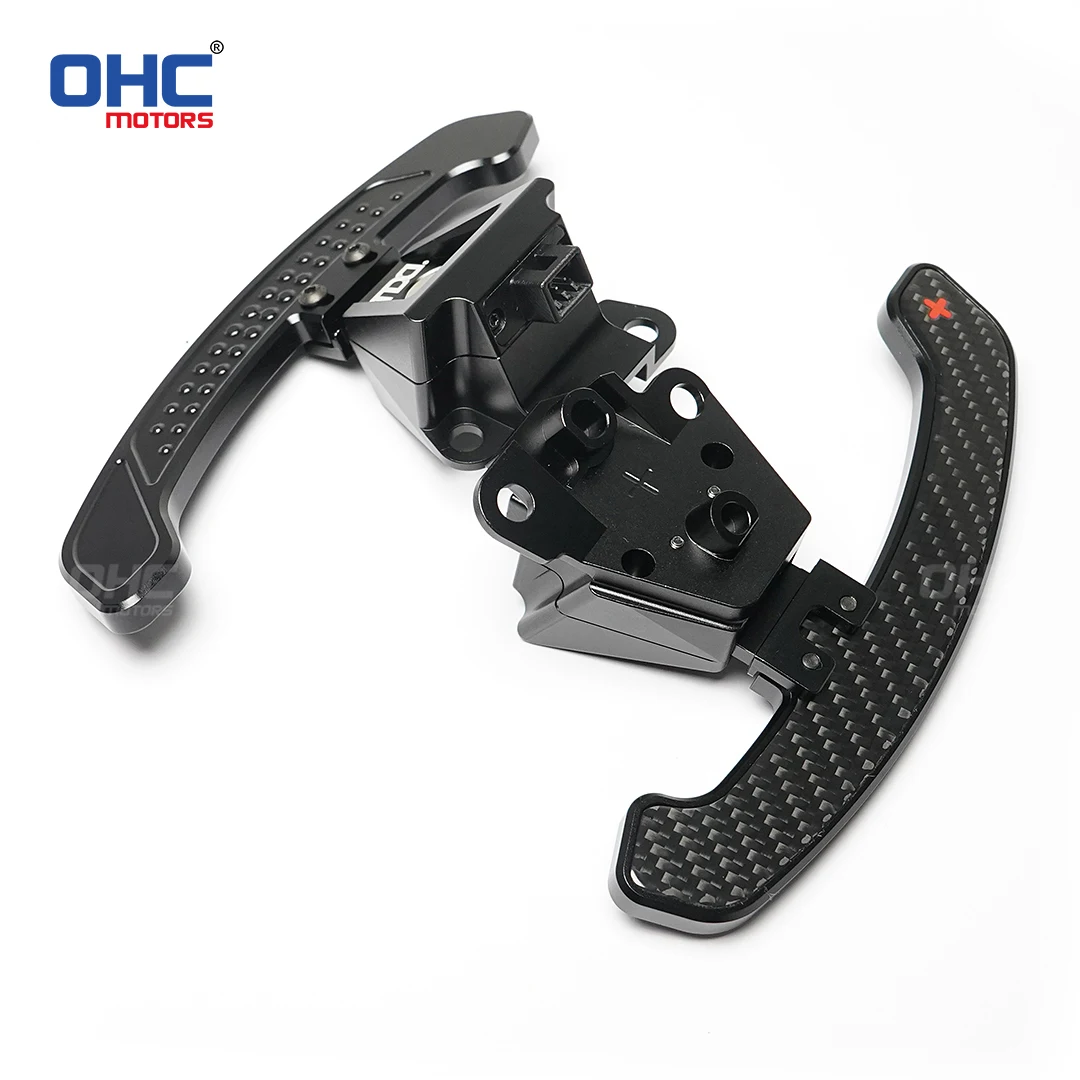 Glossy Carbon Fiber & Aluminum Alloy Magentic Paddle Shifters For Lexus IS NX RC 200 250 300 350 for TOYOTA 86 BRZ