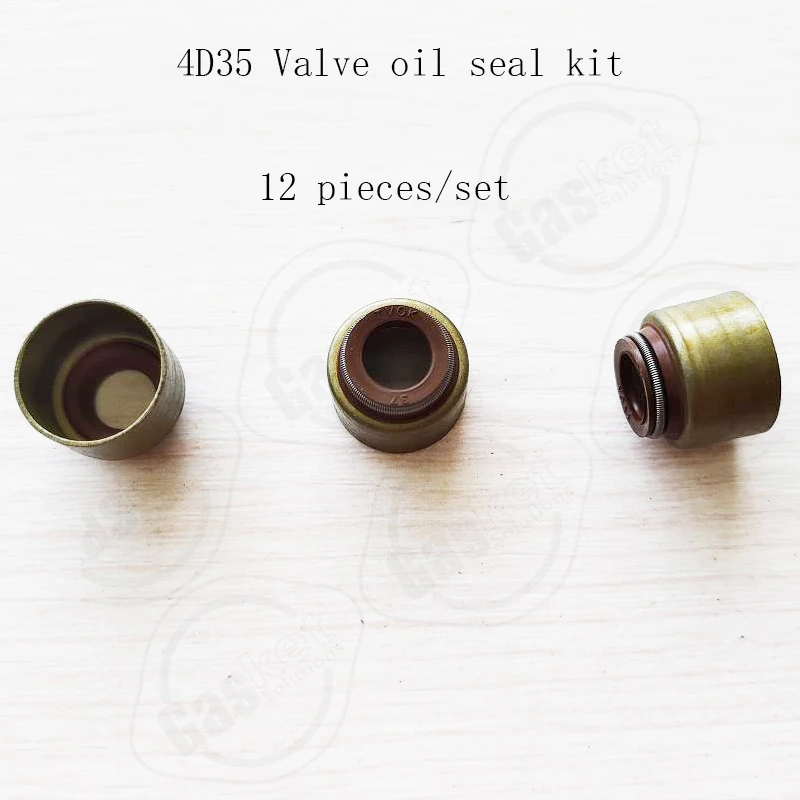 6D14-3AT 6D15-2AT 6D14T 6D10 6D11 4D35 4D32T 4D33 6D31T S4E Valve Oil Seal Sets Seal set For Mitsubishi Engine Valve Stem Parts