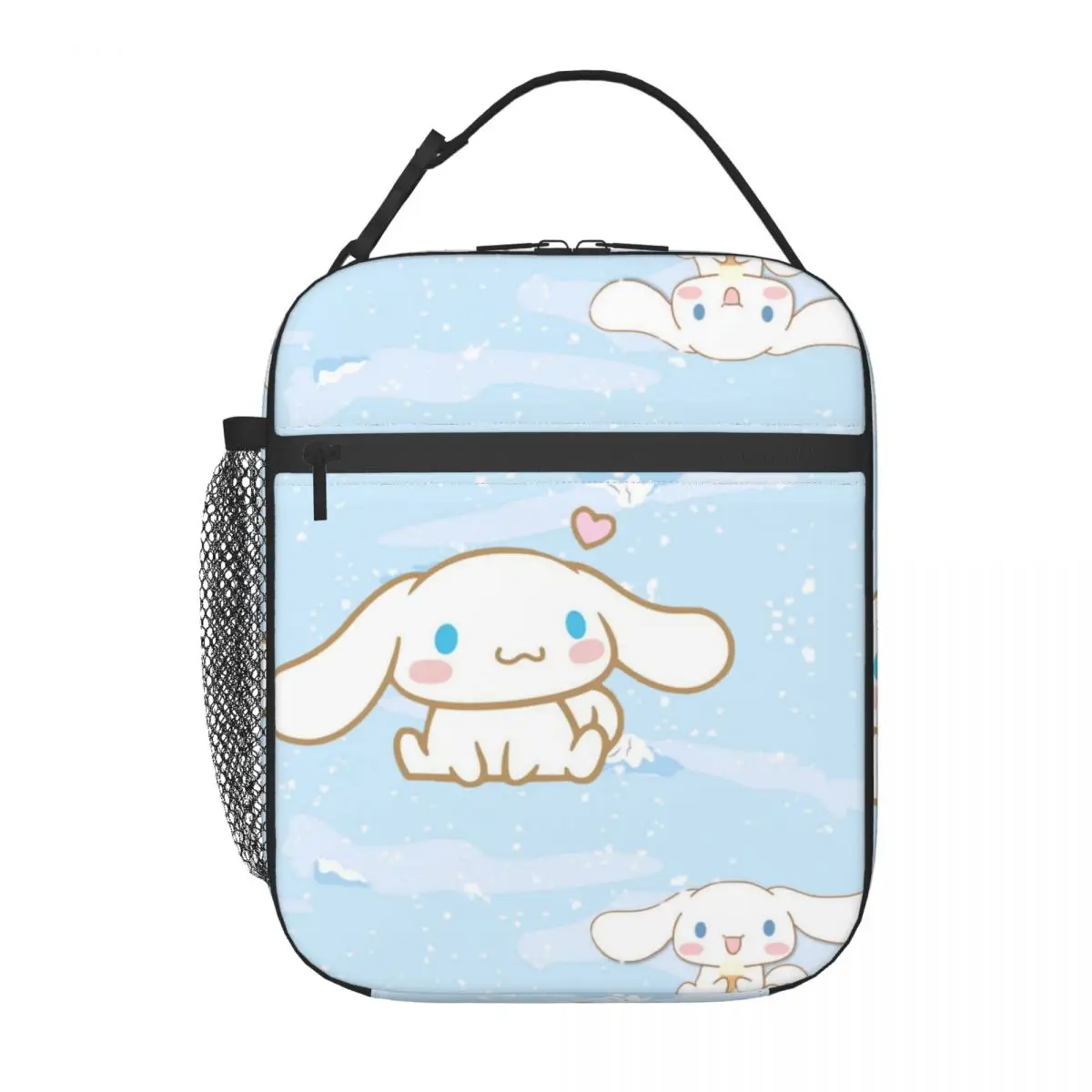 

Большая школьная коробка Sanrio Cinnamoroll Bento, уникальная Милая офисная сумка для консервирования пищевых продуктов