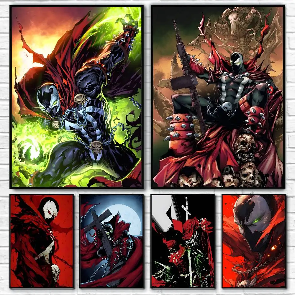 1pc Anime S-Spawn Hero Posters HD Print Vintage Wall Art Decor for Home Study Room