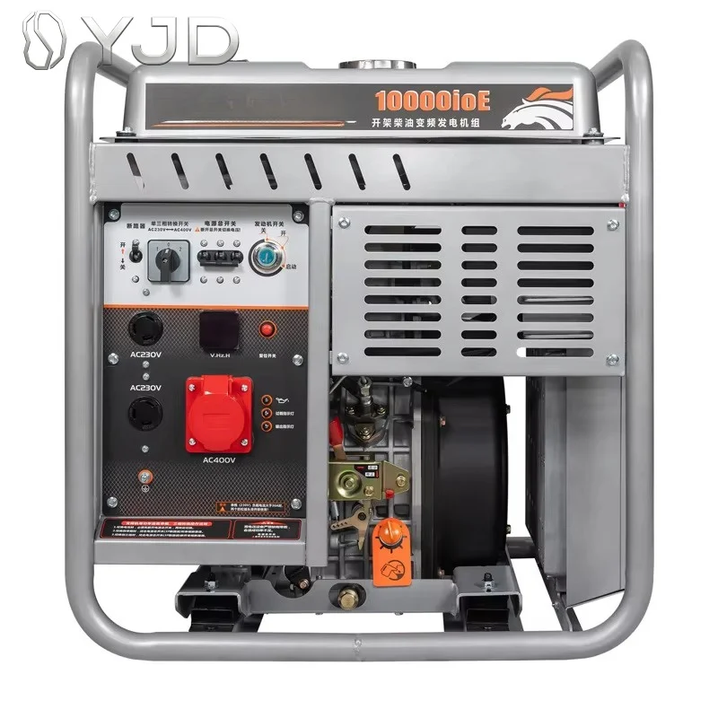 6.5KVA 7KVA Portable Open Frame Type Diesel Inverter Generator