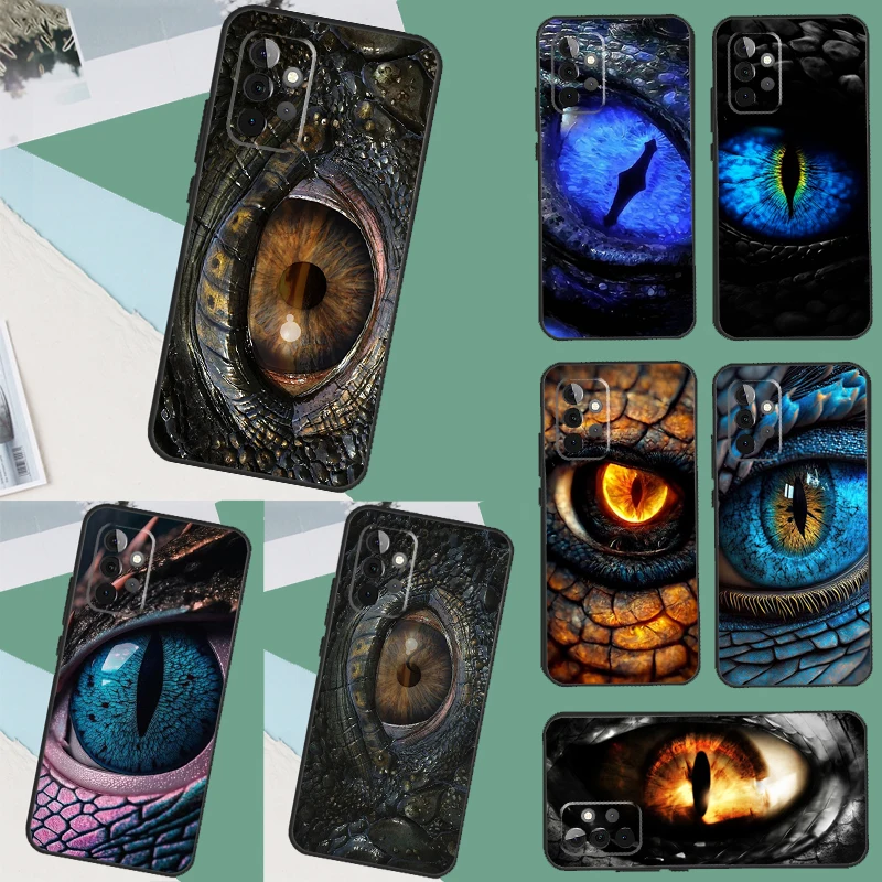 Dragon Eye Gothic Funda For Samsung Galaxy A54 A53 A52 A14 A24 A34 A13 A23 A33 A12 A22 A32 A42 A51 A71 Case