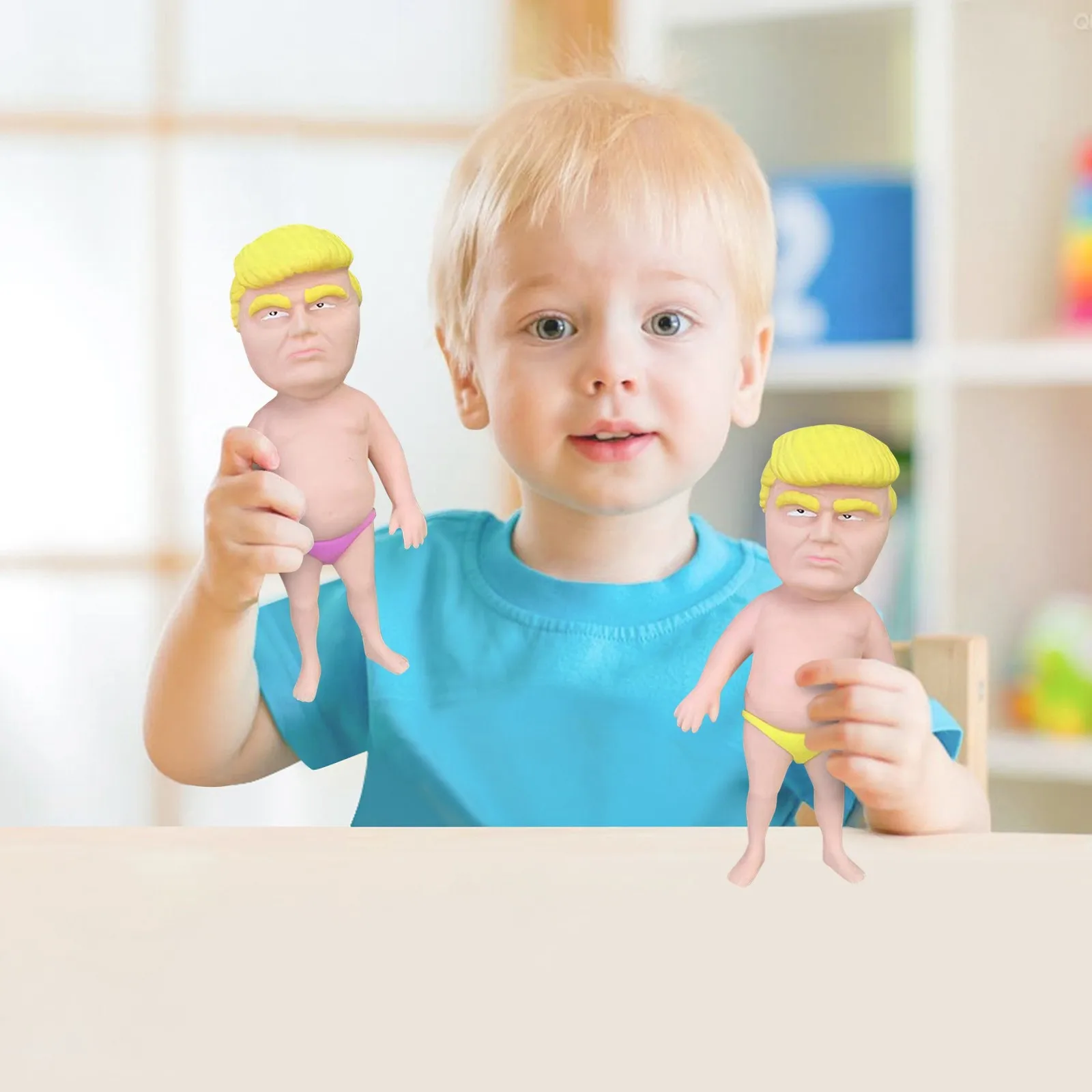 لعبة صغيرة مبتكرة لتخفيف التوتر، مملوءة بالرمل، معسر، وبهية، لعبة إسفنجية لتخفيف الضغط