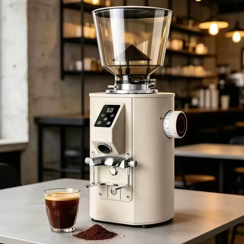 Electric Coffee Bean Grinder Stainless Steel Multifunctional Espresso Mill for Home Kitchen Use Durable Powder Maker Machine