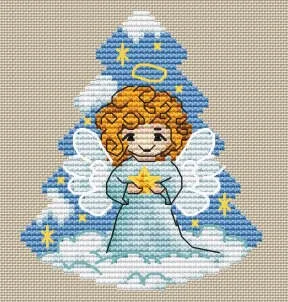 Plastic aida Cross Stitch Kit Package Greeting Needlework Counted Cross-Stitching Kits Kits Embroidery refrigerator magnet 23