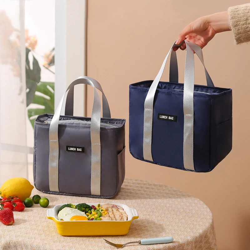 Borsa termica per scatola da pranzo isolata contenitore per la consegna degli alimenti da lavoro di grande capacità per le donne borsa termica da