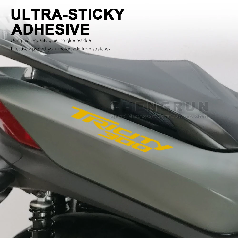 Stiker motor Decal tahan air untuk Yamaha Tricity 300 aksesoris 2024 2023 2022 2021 2020 Tricity300 stiker sepeda motor