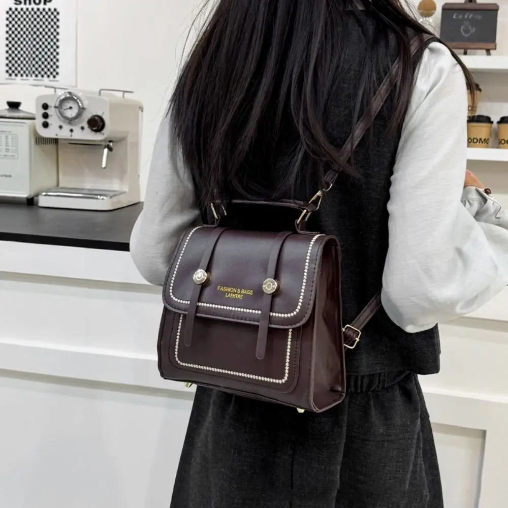 

Сумка уровня в корейском стиле, дорожный рюкзак, портативная женская сумка на плечо в стиле ретро, многофункциональная маленькая квадратная сумка для пешего туризма