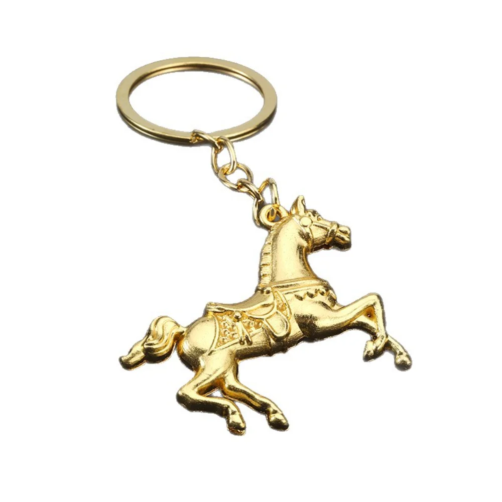 Neuer Modischer 3D Dreidimensionaler Metall-Kriegspferd-Schlüsselanhänger im Retro-Stil, Metall-Rucksack-Schlüsselring, Charm-Anhänger für Männer und Frauen, Auto-Schmuck, Geschenk – Detail 6