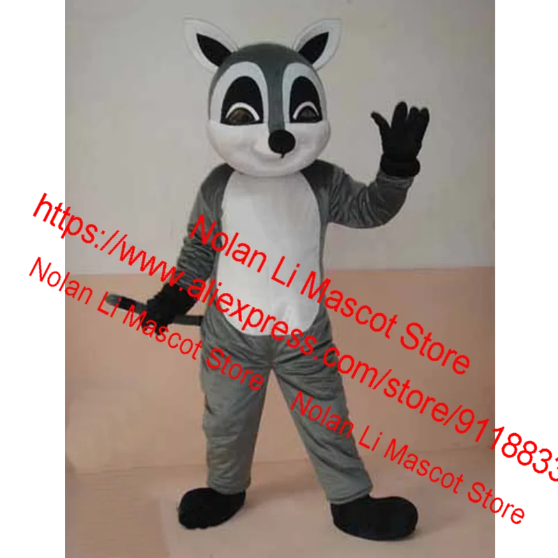 High Quality EVA Material Helmet Raccoon Mascot Costume Cartoon Suit Masquerade Birthday Party Cosplay Holiday Gift 787