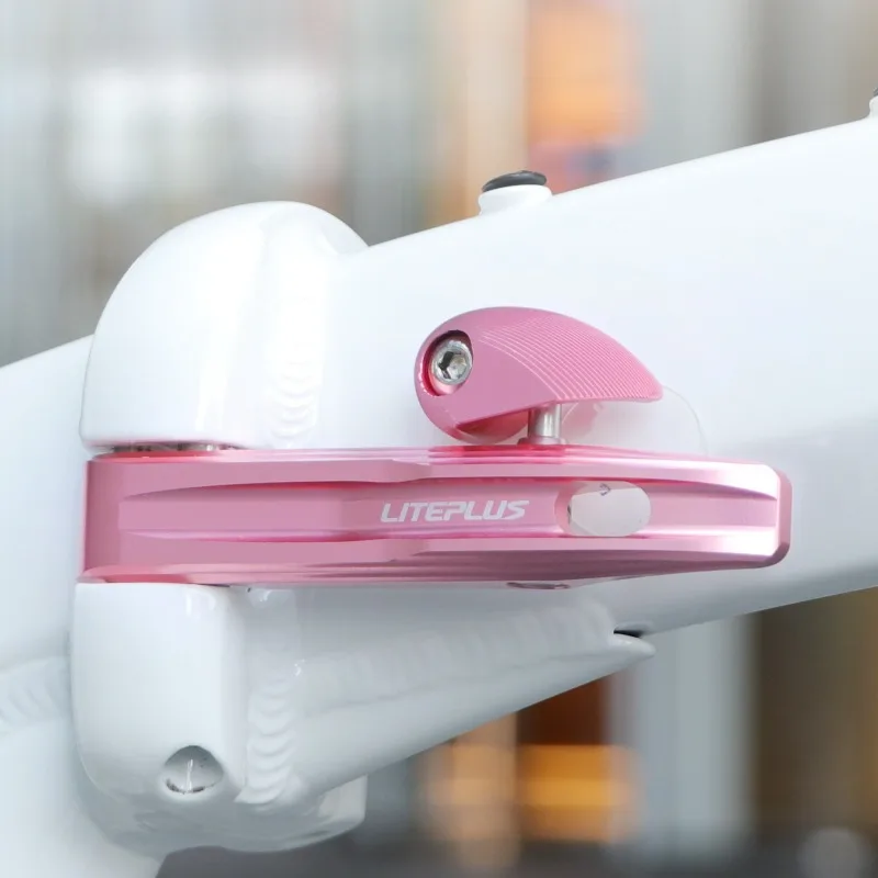 

Aluminum Alloy Folding Bike Double Safety CNC Processing Buckle for Dahon Modification Bicycle Folding Handle Bicycle Parts