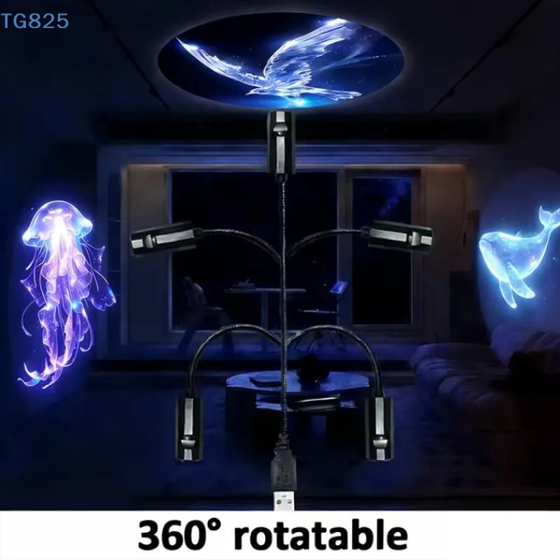 【AN】【AN】Lampu Proyeksi USB Ber - Projector Mount Ceiling ulasan dan harga